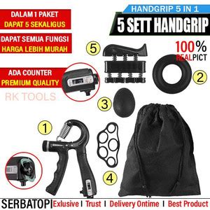 Jual Handgrip Hand Grip Adjustable 5 60 Kg Alat Latihan Otot Penguat