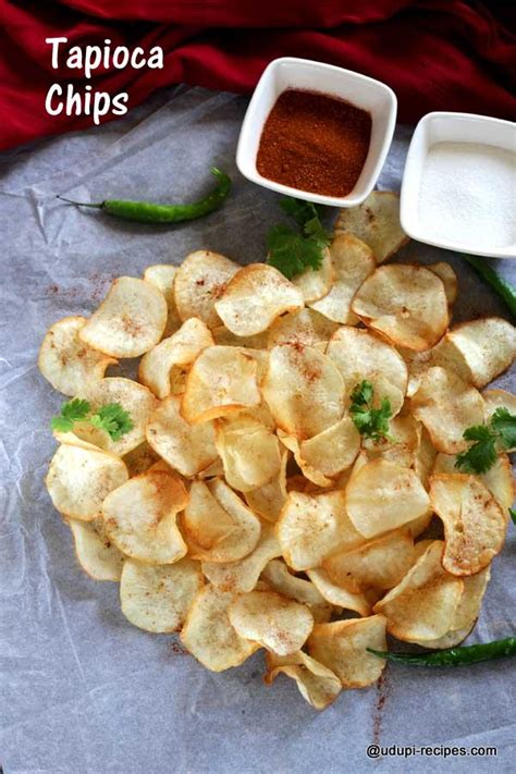 Tapioca Chips Maragenasina Chips Recipe Udupi Recipes