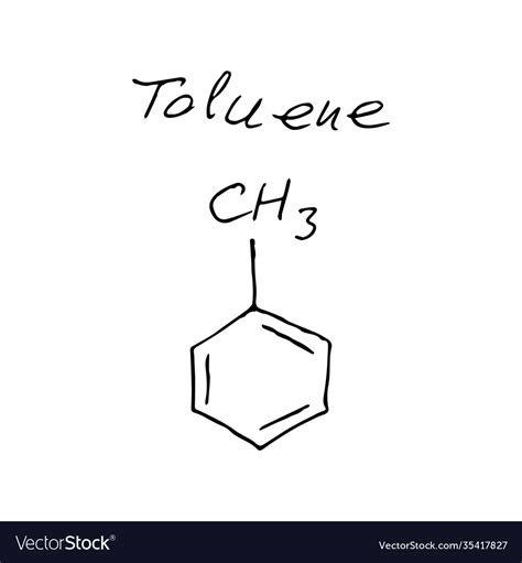 Structural Formula Toluene