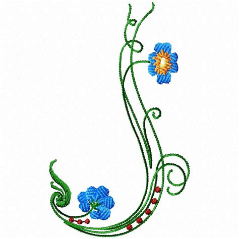 Items similar to Simple Floral Corner Embroidery Design for machine ...