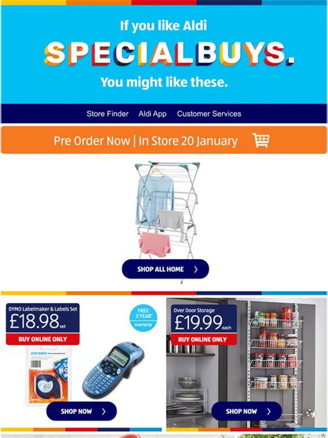 Aldi Uk This Weeks Specialbuys Are Now Available For Pre Order Milled