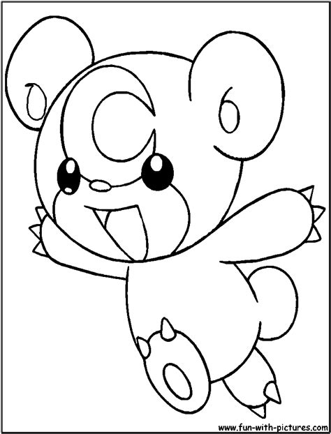 Teddiursa Coloring Pages at GetColorings.com | Free printable colorings ...