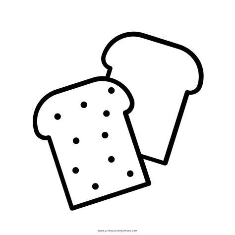 Toast Coloring Page Ultra Coloring Pages