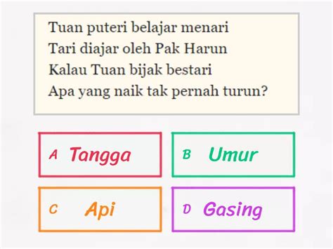 Pantun Teka Teki Kuiz