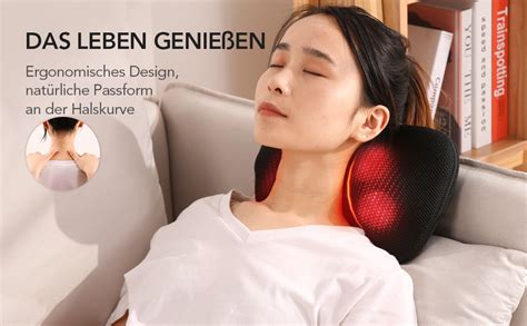 Massagekissen Shiatsu Massagegeräte für Nacken Schulter Rücken