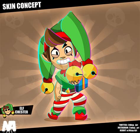 [Skin Concept] Elf Chester : r/Brawlstars