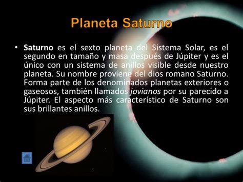 Planeta Saturno Im Genes Resumen E Informaci N Para Ni Os