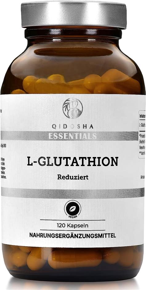 QIDOSHA L Glutathion Reduziert 500mg Je Kapsel 120 Stk Im