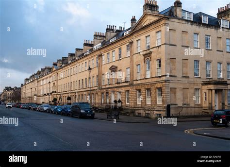 Great Pulteney Street City Of Bath Somerset England Uk Stock Photo