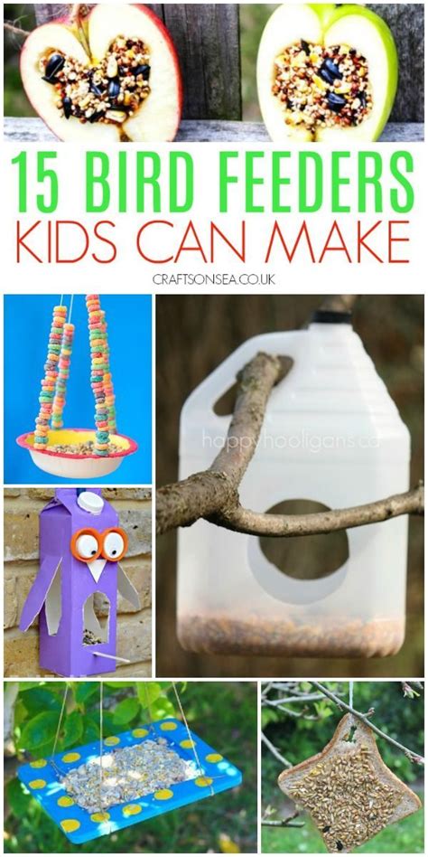 15 Diy Bird Feeders Kids Can Make Craft Projects For Kids Arts And