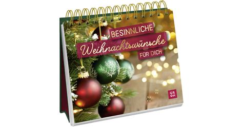 Besinnliche Weihnachtswünsche für dich Geschenkverlage