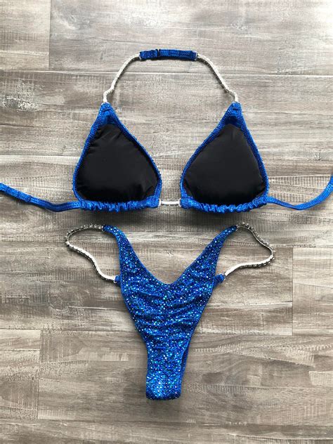 Competition Bikini Dark Blue NPC IFBB OCB Competition Bikinis