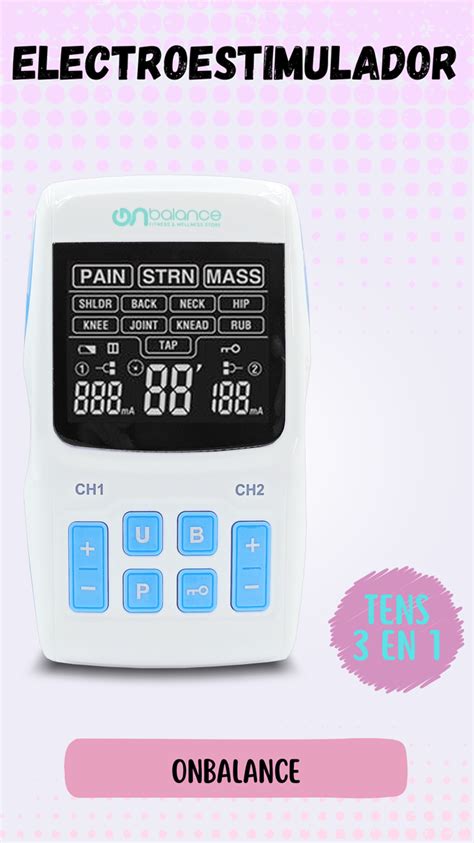 Electroestimulador OnBalance TENS 3 En 1 R C1 En LALEO