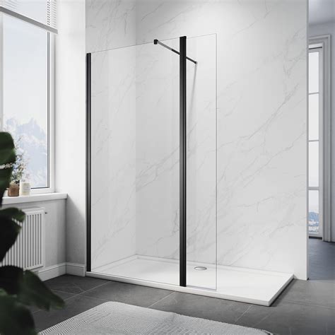 Elegant Shower Screen With 8mm Clear Easy Clean Safety Glass Walkin