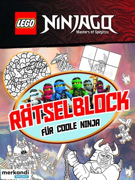 Lego Ninjago Puzzle Block For Cool Ninja Book Germany New The