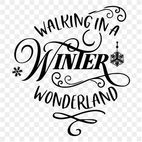 Winter Wonderland Clip Art Borders