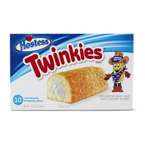 ALDI Hostess TWINKIES Creamy Golden Sponge Cake Individually Wrapped