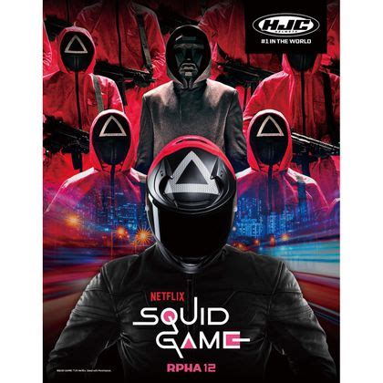 Casque Hjc Rpha Squid Game Netflix Motoblouz