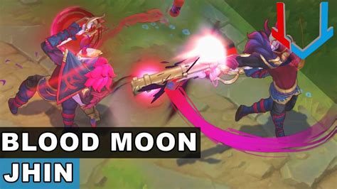 Blood Moon Jhin Skin Spotlight League Of Legends Youtube