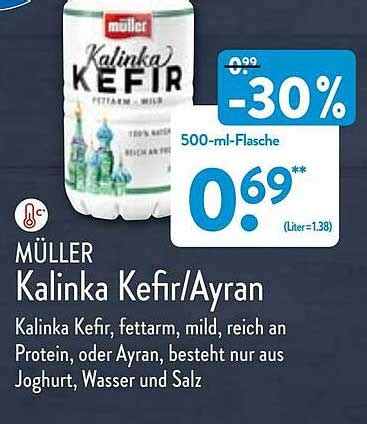 M Ller Kalinka Kefir Oder Ayran Angebot Bei Aldi Nord Prospekte De