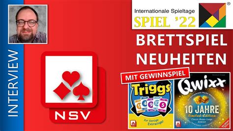 SPIEL 22 Neuheiten Gewinn NSV Verlag Brettspiele Vorschau Auf Der