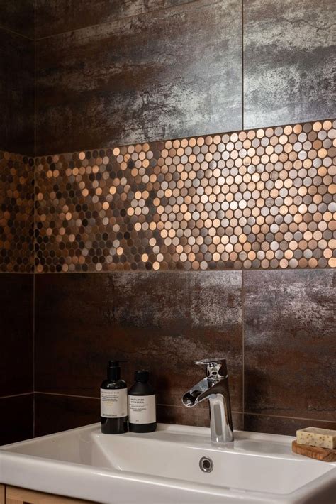 Copper Effect Tiles Can Create A Luxurious Look Tiles Copper Rosegold Design Tilegiant