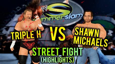 Wrestling Empire Shawn Michaels Vs Triple H Street Fight Match