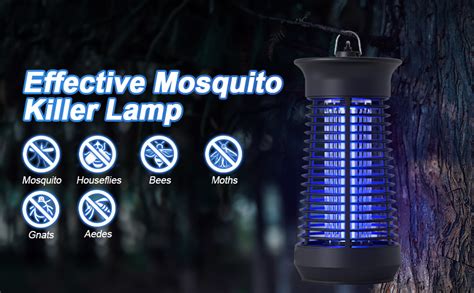 Kemraes Mosquito Killer Lamp W Attract Electric Bug Zapper Fly