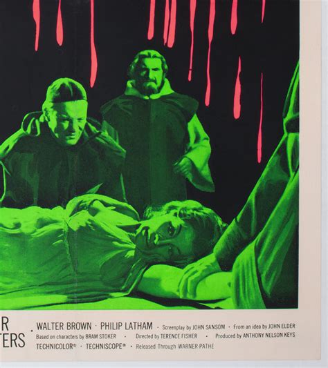 Dracula Prince Of Darkness 1966 Uk Quad Film Poster Tom Chantrell