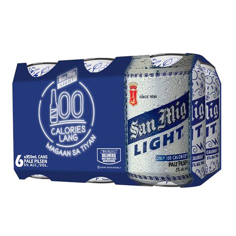 San Mig Light Beer Can 330ml X 6 Lazada Ph