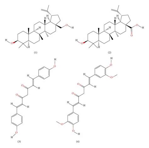 Chemical Structure Of Betulin Mw G Mol Betulinic Acid