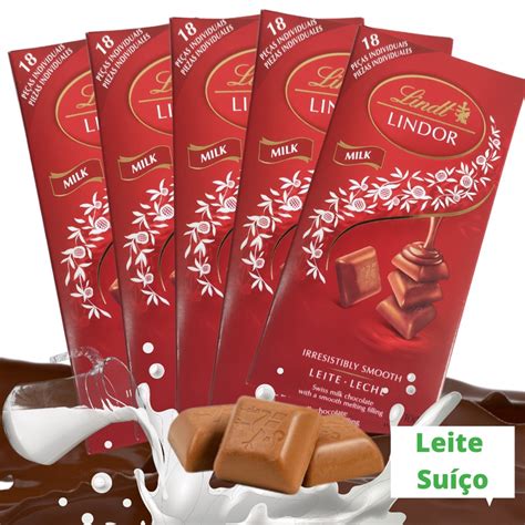 Chocolate Lindt Lindor Ao Leite Cremoso Kit De G Submarino