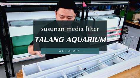 SUSUNAN MEDIA FILTER BIOLOGIS DAN MEKANIS TALANG FILTER WET N DRY YouTube