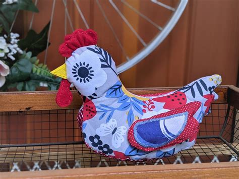 Fabric Chicken Tutorial With Pattern 5 Out Of 4 Patterns