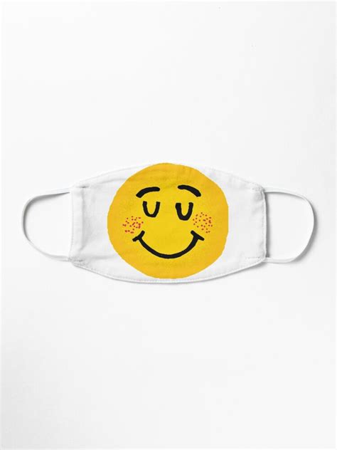 "Funny Smiley Face Emoji " Mask by Rikitchi10 | Redbubble