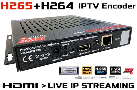 Vecaster Pro H Channel Hdmi To Iptv H Rtmp Hls Udp