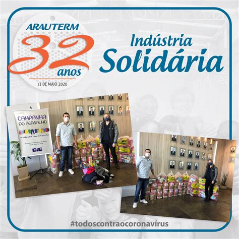 Arauterm Not Cias Campanha Ind Stria Solid Ria Arauterm Anos