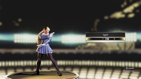 Karin's Ingrid costume colors in Street Fighter 5: Arcade Edition 1 out ...