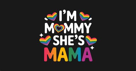 I M Mommy Mama Matching Gay Lesbian Couple Lgbt Rainbow Im Mommy Mama Matching Gay Lesbian Cou