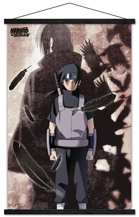 Naruto Shippuden - Itachi Uchiha Wall Poster with Magnetic Frame, 22. ...