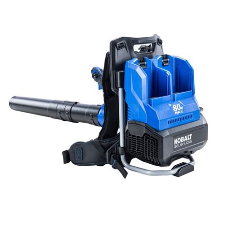 Kobalt 80 Volt 776 Cfm 154 Mph Battery Backpack Leaf Blower Battery And Charger Not Included