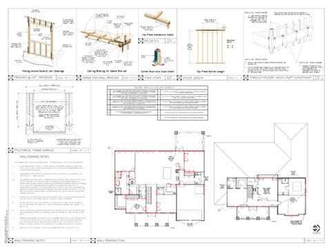 Custom Wall Framing Plan - Custom Luxury Home Design