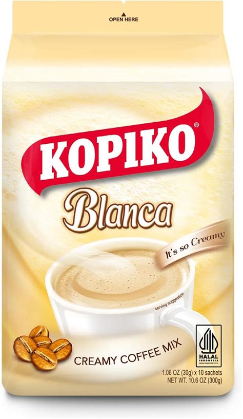 Amazon Kopiko Blanca 3 In 1 Creamy Coffee Mix 10 6 Oz Pack Of