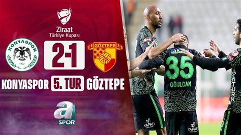 Konyaspor X Göztepe - Konyaspor 2-1 Göztepe MAÇ ÖZETİ (Ziraat Türkiye Kupası 5. Tur) / A Spor ...