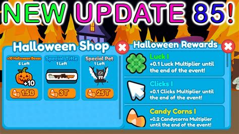 Halloween Event Part New Update In Rebirth Champions X Roblox