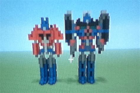 Minecraft Transformers Universe Modles By Emoprime On Deviantart