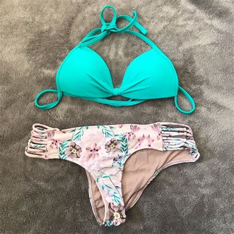 Hula Honey Swim Hula Honey Turquoise Bikini Top Hula Honey Poshmark