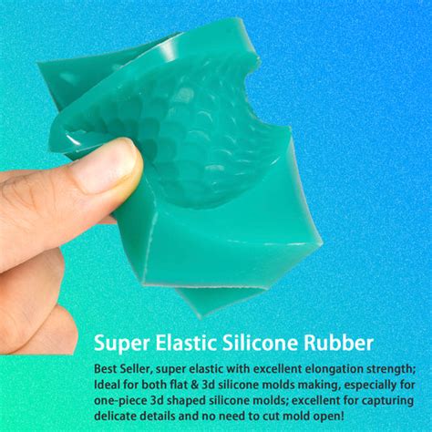 BBDINO Super Elastic Silicone Mold Making 1 Gallon Kit Jade Green | GP ... 