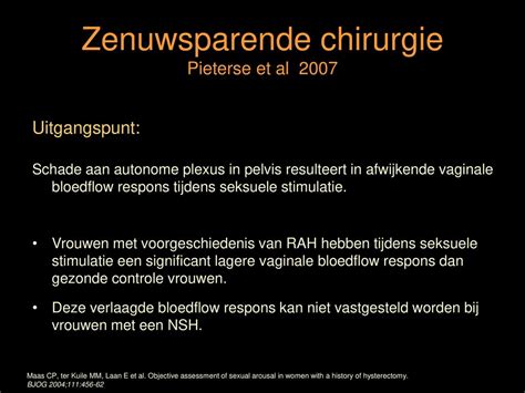 Gynaecologische Chirurgie En Impact Op Seksualiteit Ppt Download