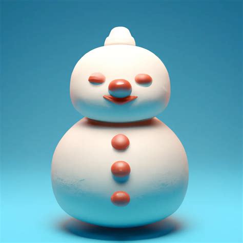 Snowman Emoji Openart